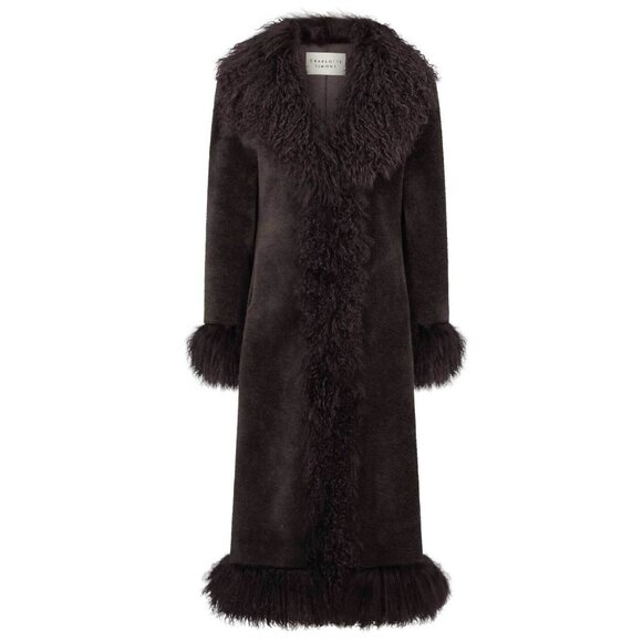 🤎 ISO Charlotte Simone Donna Coat - Chocolate Brown 🤎 - Picture 1 of 3
